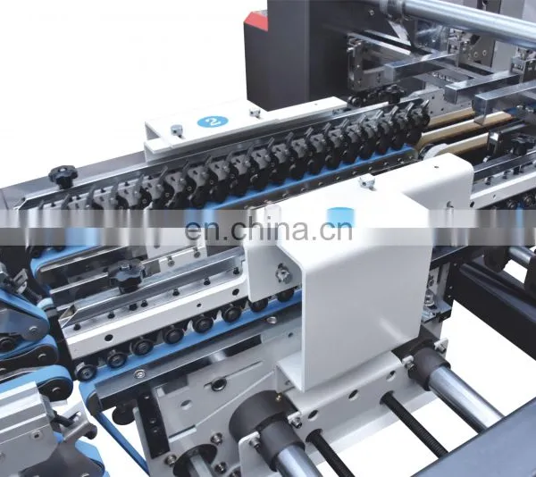 XS-850 Automatic Lock Crash Bottom 4 6 Corner Folder Gluer Machine photo-2