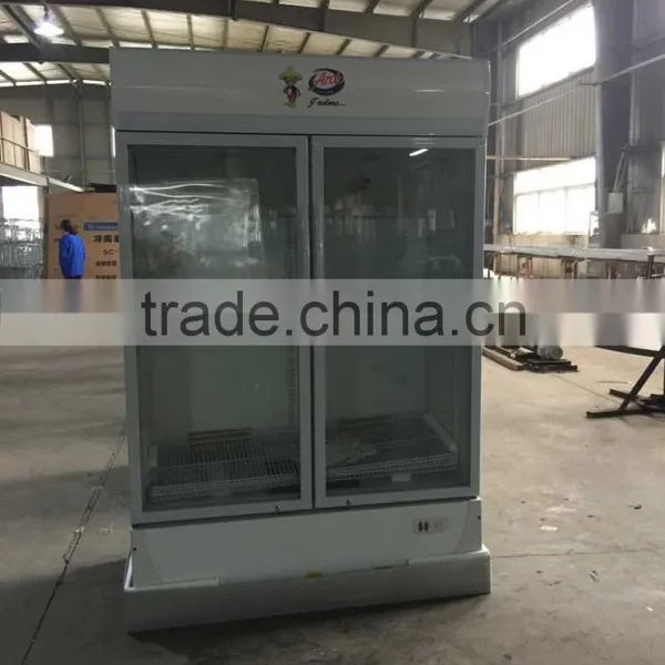 Two Doors Display Showcase Cooling Cabinet for Commercial Use photo-6