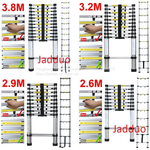 Single Telescopic Ladder With Finger Safety Gap photo-5