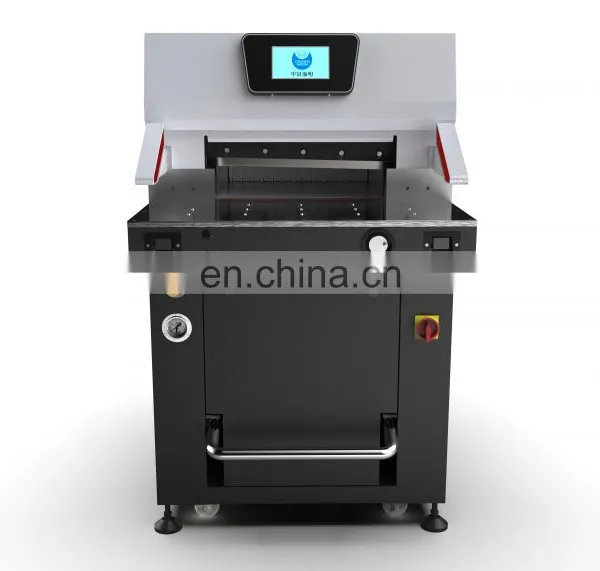 Low Price Three-Phase Frequency Conversion Hydraulic Silent Mode Paper Cutter Cutting Machine Automatic photo-5