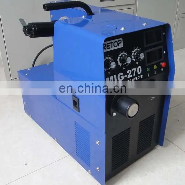 MIG-270I Igbt Mig Mag Semi-automatic Welding Inverter 15-20l/min 16.5-27.5v 50-270A 50/60HZ Blue 60% 85% Rated Duty Cycle photo-2