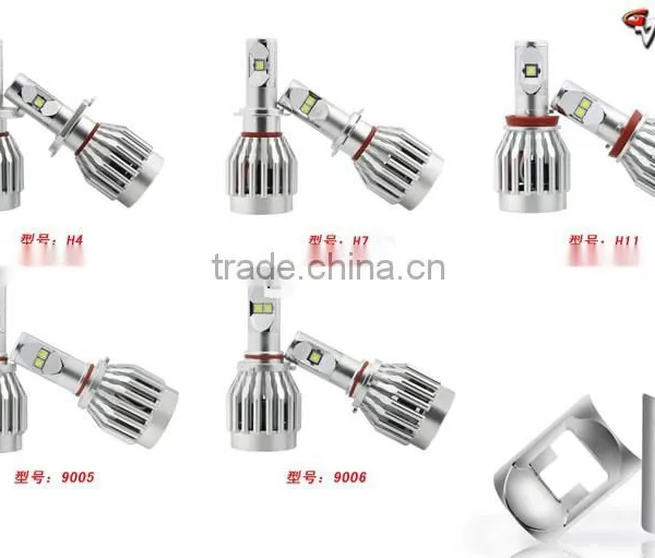 All in One Headlight for Car h4 4000lm With High Low Beam Auto Led Kit CE RoHS photo-2