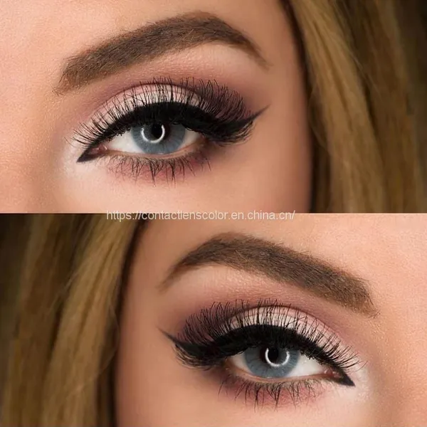 Natural Hidrocor Super Natural 13 Colored Contact Lenses Green Eye Color Contact Lens Soft Eye Contact Lenses photo-3