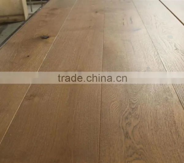 Oiled Coating Oak Engineered Flooring/Raised Knots Oak Engineered Flooring/Smoked Oak Wood Flooring photo-5