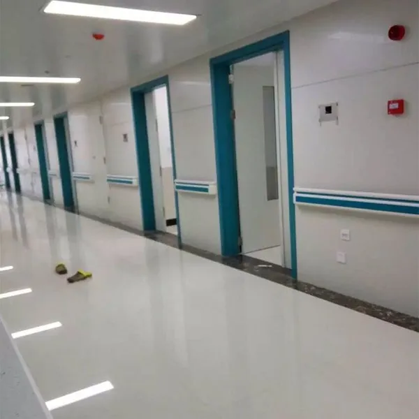 Hospital Corridor Handrail， Corridor Wall Mounted Handrail Aluminum Pvc Antibacterial Handrail for Hospital photo-3