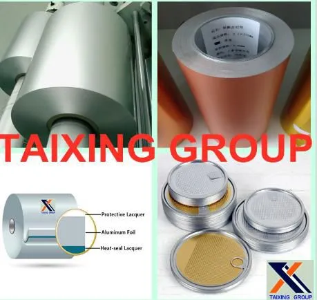 8011 Lacquer Aluminium Foil for Peel off Lid