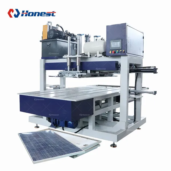 Solar Panel Aluminum Frame Removing Machine PV Module J-box and Frame Remove Machine