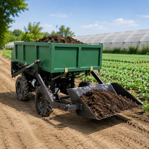 Remote Control Dumper Transporter 680kg Heavy Duty Material Handling Equipment With 200m Wireless Control and Range Extender
