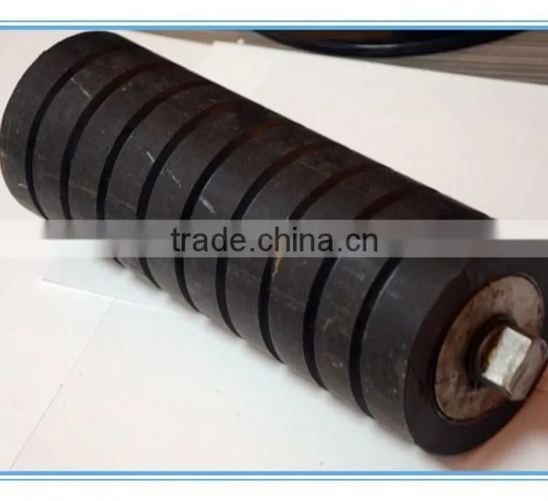 Buffer Rings Composite Carrying Roller,Carrying Impact Roller for Belt Conveyor photo-6