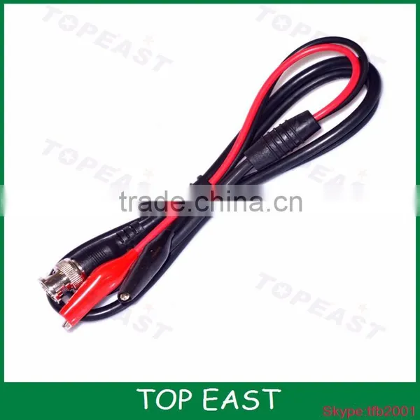 BNC Revolution Double Clip Test Line 0.5 Meters Turn Oscilloscope Cable Q9 Monitor Accessories Line Double Alligator Clip photo-4