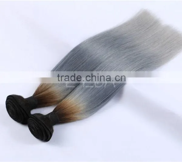 Cheap White Silver Human Hair Extensions photo-6