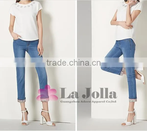 2016 Summer New Style Ladies Stem-pipe Pants 231J photo-2