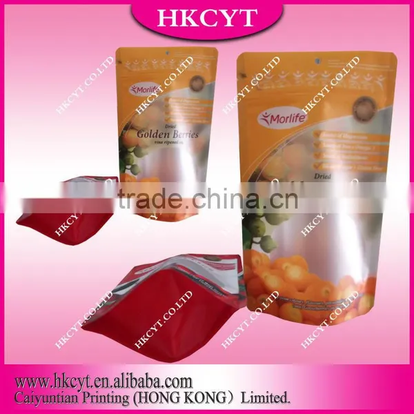 Zipper Top Sealing & Handle Custom Food Packaging Pouch photo-3