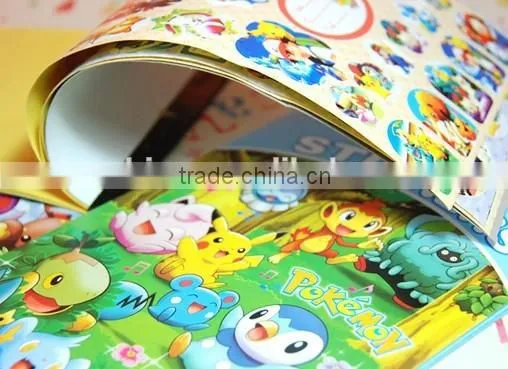 Colorful Children Cartoon Images Sticker Book/customized Sticker Book photo-2