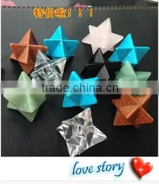 Factory Wholesale Fashion Merkaba Star Brazilian Clear Quartz Merkaba Star photo-4