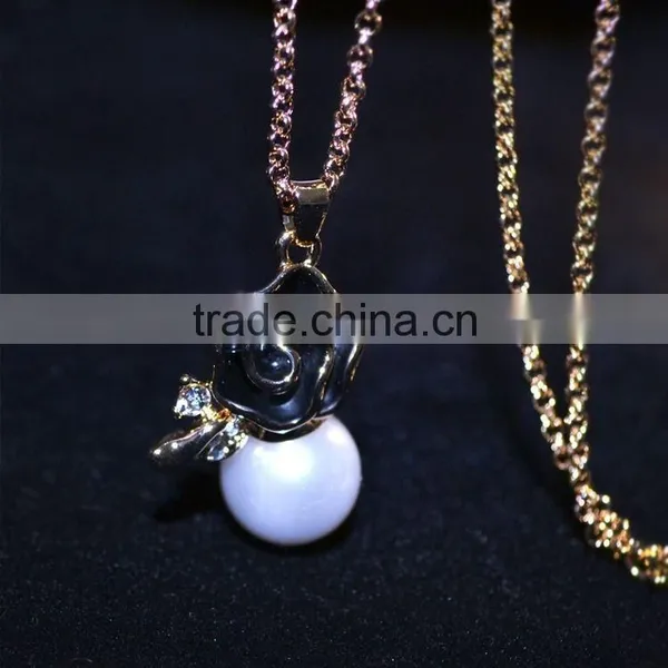 Latest Fashion Handsome Flower Necklace/Earrings Sets For Girl photo-4