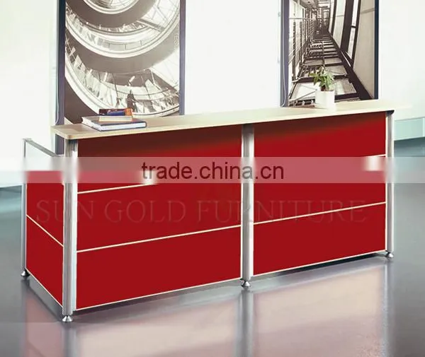 Modern Salon Reception Table Design 2 Person Reception Desk (SZ-RTB030-1) photo-4
