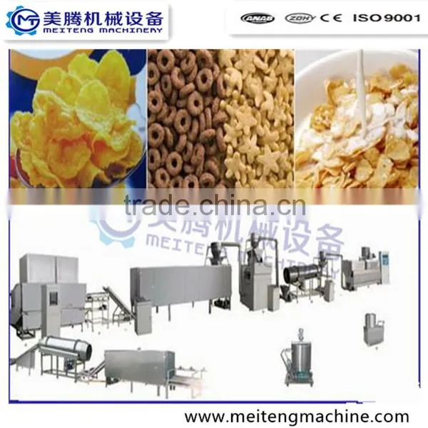 Sugar Coated Corn Flakes Machine Line/corn Flakes Making Extruder 100-150kg/h photo-4