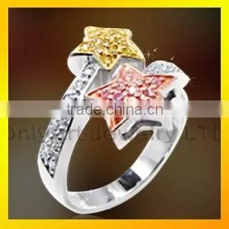 New Model Silver Ring With Shiny Zircon Fashion Cheap Wedding Ring photo-4