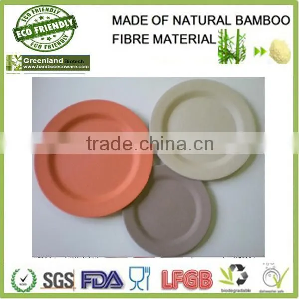8 Inch Eco Bamboo Fiber Dinner Plate in 2015,dinner Set photo-4