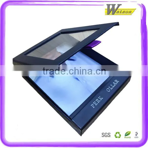 High Quality Hand-made Cardboard Clothing Gift Box With Ribbon And Window photo-5