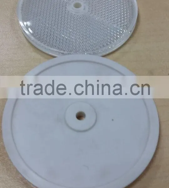 80mm Round Reflector , Hole in Center. photo-3