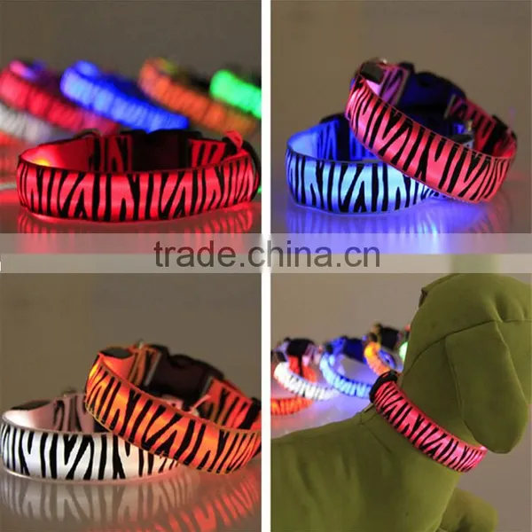 Waterproof LED Dog Collar With Strip Light Flash Led Dog Leash for Pet Dog photo-3