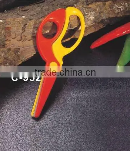 S/S+ABS 13.8*4.7*0.8 Practical manual scissors/safety scissors/children's scissors/professional scissors/kids scissors