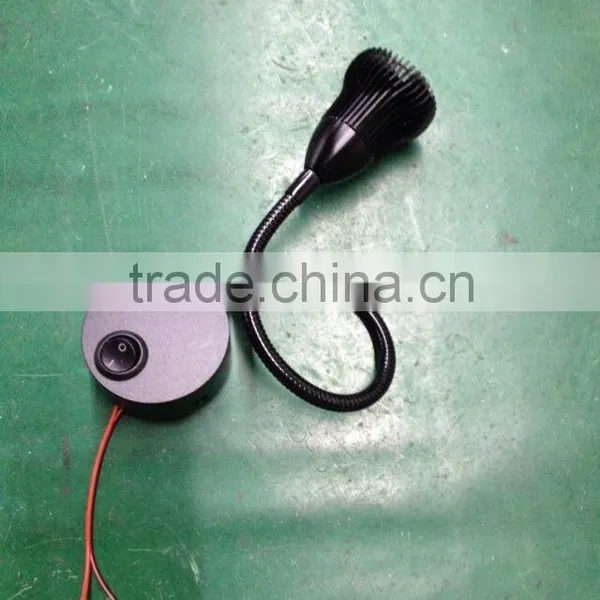 Bedroom Wall Lights Flexible Led Bedside Wall Lamp Black Aluminum Light Painting Lamp Bedside Lamp Hotel photo-5