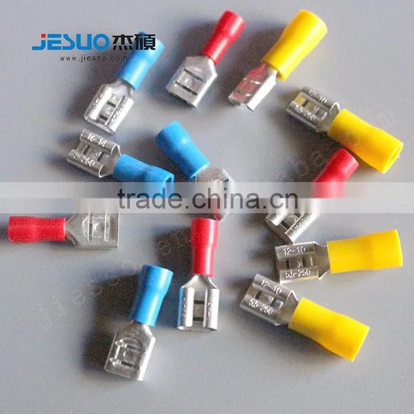 RV Purple Copper Material Ring Shaped Insulated Terminal Connector photo-4