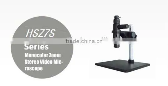 HSZ7S Series Monocular Zoom Stereo Video Microscope