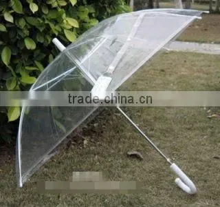 2014 Stylish Pvc/eva/poe Clear Umbrella