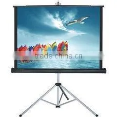 stand tripod screen for projector with white or black frame