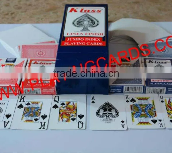 QUALITY LINEN EMBOSS PLAYING CARDS