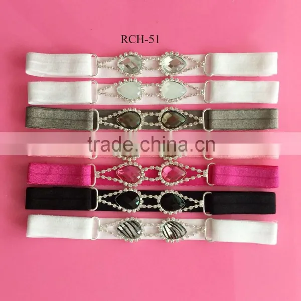 2015 Hot Selling Factory Price Pearl and Rhinestone Connector Decoration Headwear (RCH-51) photo-4