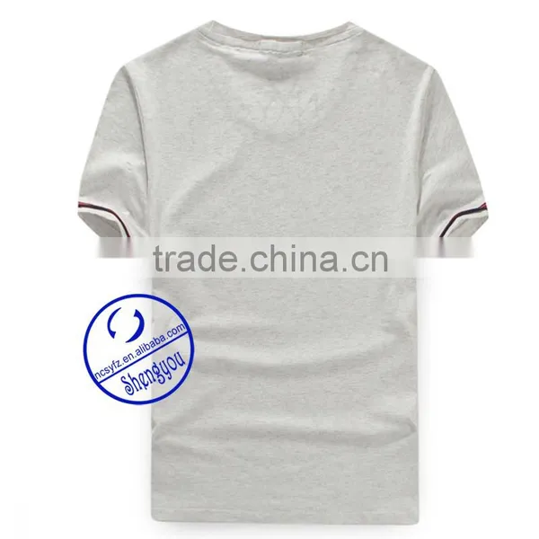 Custom Fashion Design 100 Cotton Mens t Shirt Wholesale China photo-2