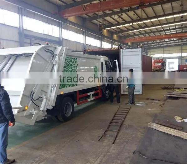 Export to Sorth America 120HP Garbage Compactor Truck photo-4