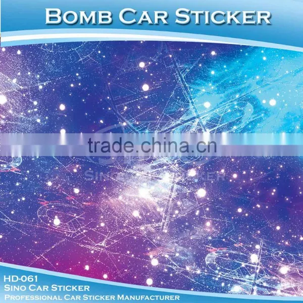 The Factory Price High Flexible Pretty Starry Sky Sticker Car Vinyl