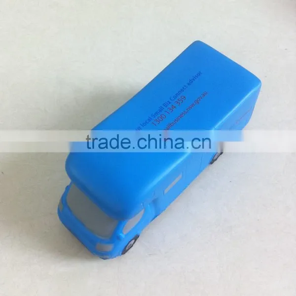 pu Foam Blue House Car Toys