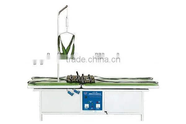 Traction Bed for Cervical and Lumbar Vertebra Treatment
