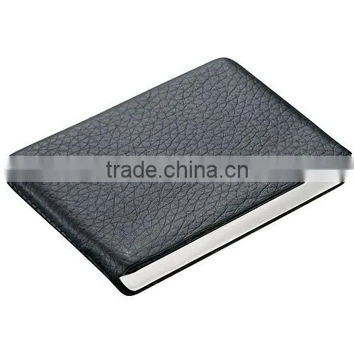 Magnetic Switch Design Genuine Leather Business Card Holder/name Card Holder Forpromotion