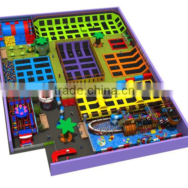 Complex and Variety Functional Large Size Indoor Trampoline Park photo-1