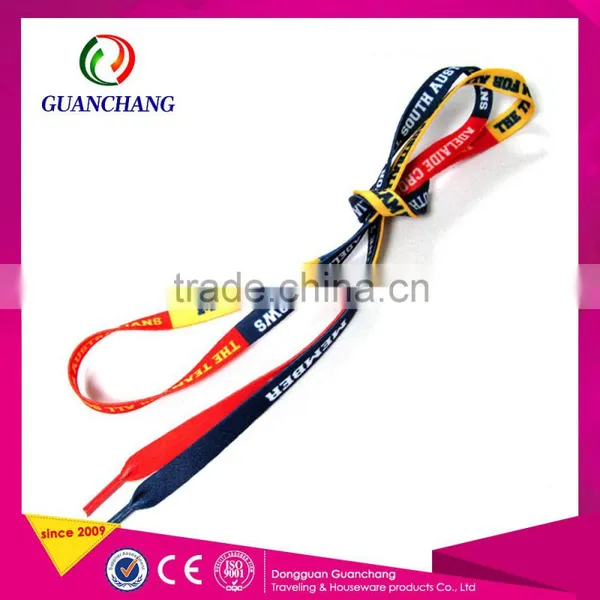 Printed Checker Custom Metal Tip Shoe Lace Ribbon photo-5