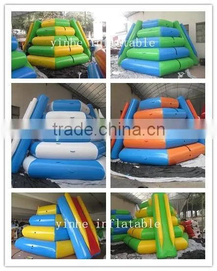Hot Sale Cheap and Popular for Person Inflatable Floating Pyramid Water Games With Slide photo-6