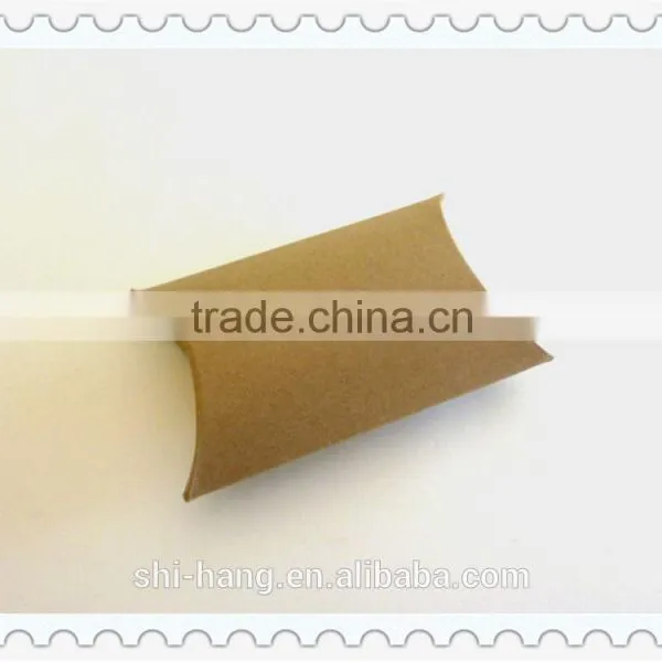 Custom Brown Kraft Quality Pillow Gift Boxes Packaging for Free Sample photo-2