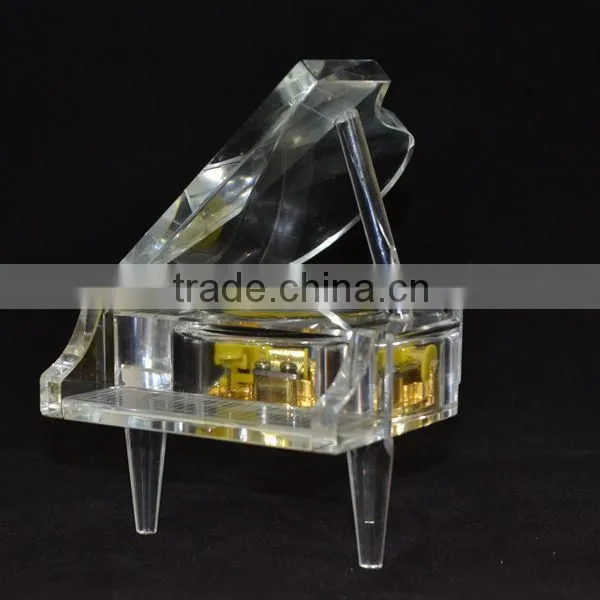 Crystal Music Box With High-end Crystal Material Pull String Music Box for Toys photo-6