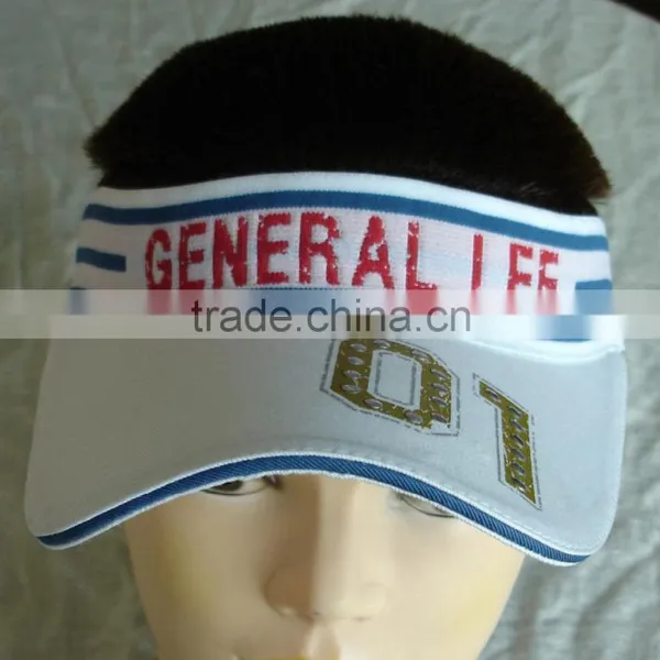 Custom Design Jacquard Elastic Tape Sun Visor
