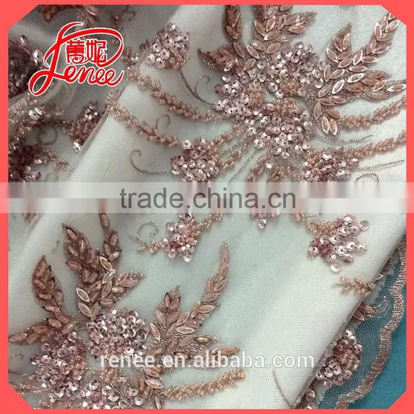 Hangzhou Well-known Manufacturer Wholesale Fantastic Design Embroidery Lace Bridal Dress photo-2