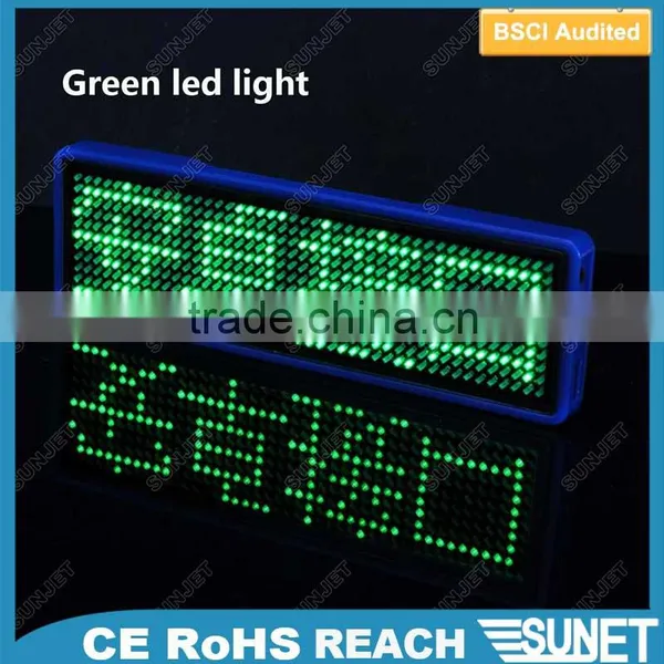 2016 English Led Badge High Brightness Led Badge photo-3