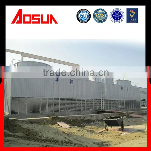 2000T Hight Temp Moderate Temp Counter-Flow FRP Rectangular Cooling Tower